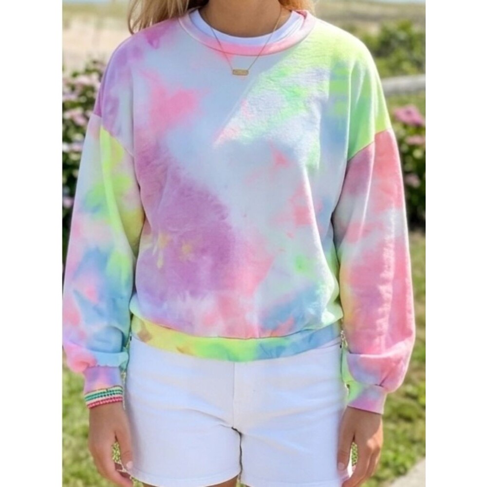 NWOT Sweet Love Pastel Tie-Dye Top